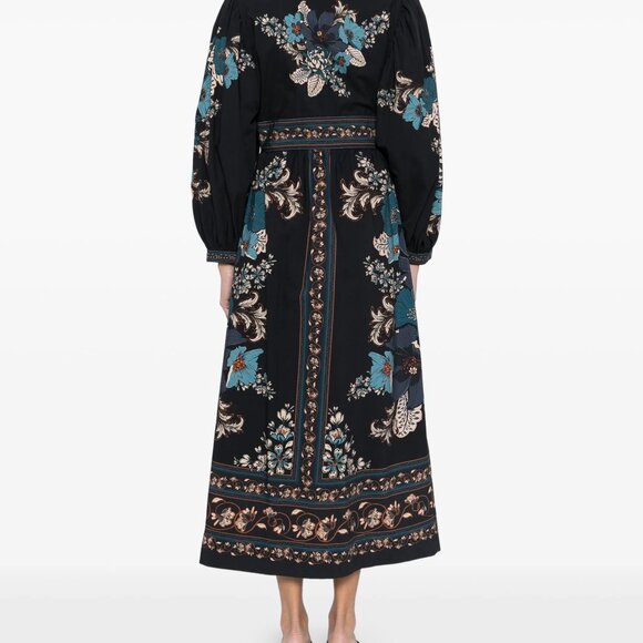 FARM Rio Tapestry floral Long Sleeve Dress - Picture 3 of 3